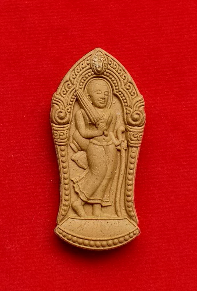พระสีวลีวัดอรุณฯจ.กรุงเทพฯปี2559เนื้อผงสีน้ำตาล