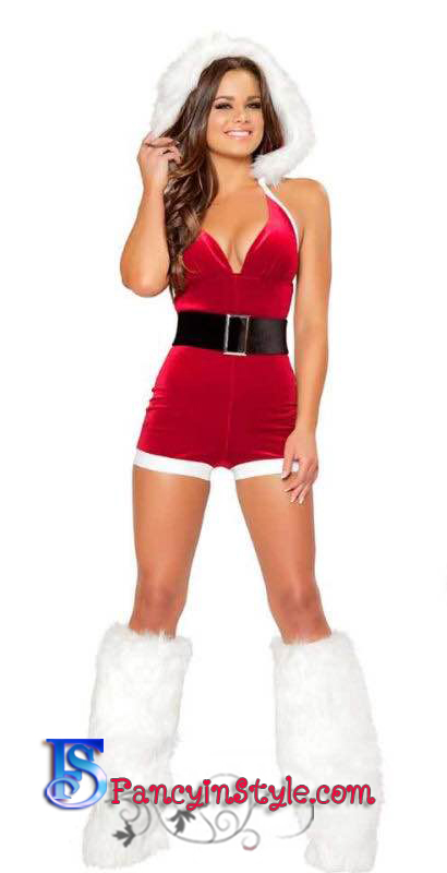 Christmas costume/ชุดซานตี้สาวสวย
