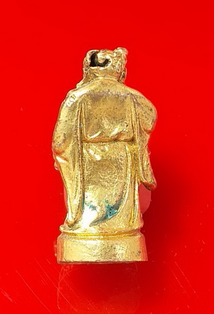 รูปหล่อลอยองค์องค์ฮั่นเจ็งลี้แปดเซียนเนื้อกะไหล่ทอง