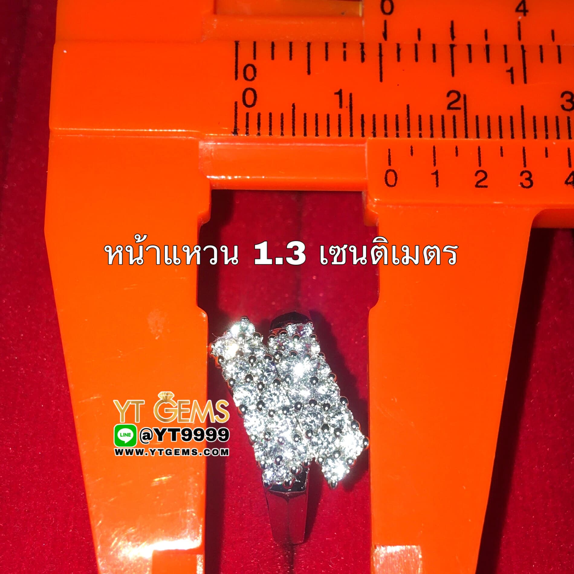 แหวนเพชร แหวนเงินแท้ ชุบทองคำขาว เพชร Swiss แหวนไขว้ YTG-3303 YTGEMS