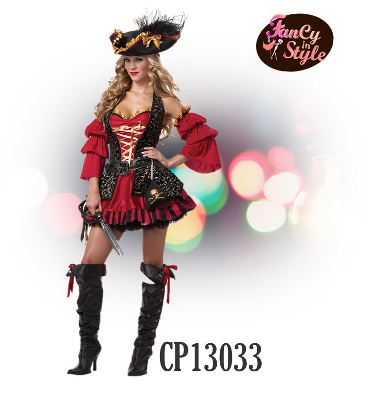 Back in time costume/Black Pearl Pirate Costume/ชุดแฟนซีโจรสลัดสาว