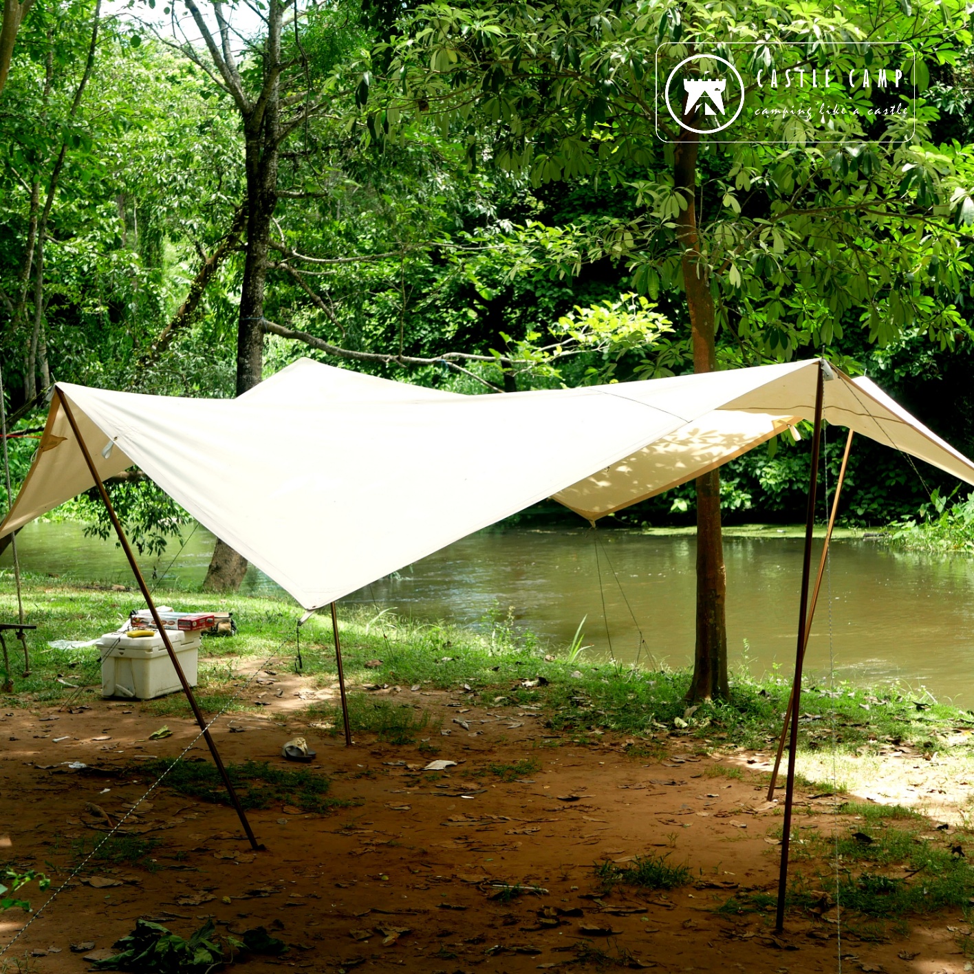 Aluminum Hi-Grade Tarp Poles 2.4m.