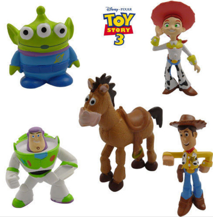 โมเดลตัวการ์ตูน ชุด 5 ตัว