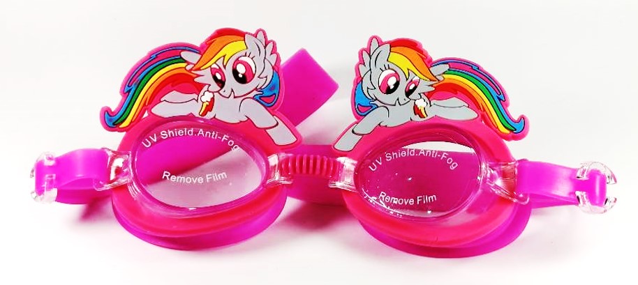 แว่นตาว่ายน้ำเด็กพร้อมส่ง ลวดลายแฟนซี สดใส หลายแบบ