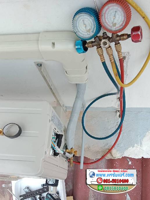 รีวิวติดตั้งแอร์ หมู่บ้านสวนทองวิลล่า พหลโยธิน59 บางเขน