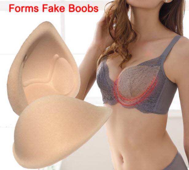 ฟองน้ำเสริมอก สีเนื้อ (Size L)