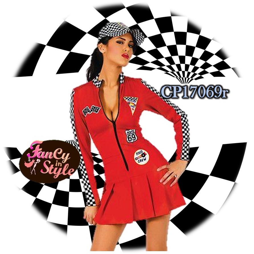 Uniform costume/Racer Girls Costume/Motor Show/Pretty/ชุดแฟนซีนักแข่งรถ/ชุดมอเตอร์โชว์/ชุดพริตตี้