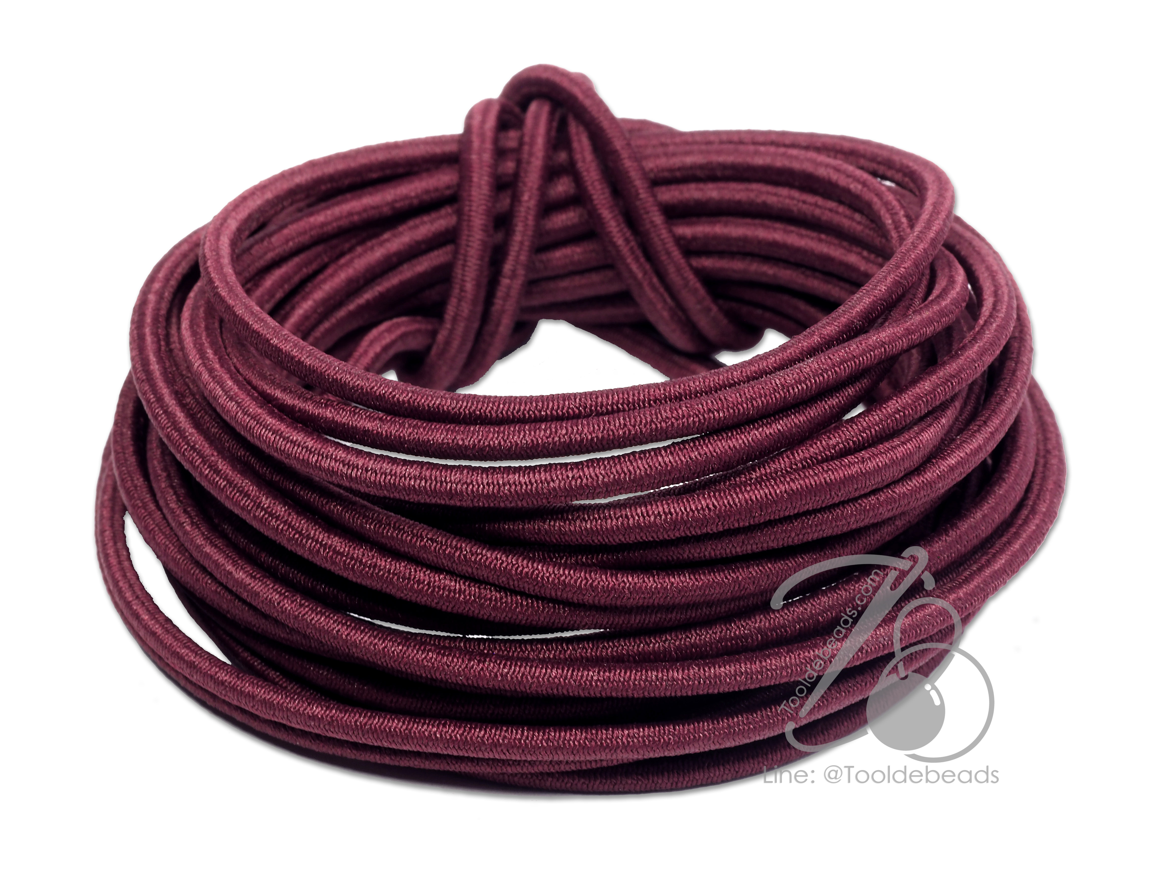 ยางยืด เส้นกลม 3มม. (6 หลา) SKU-07032