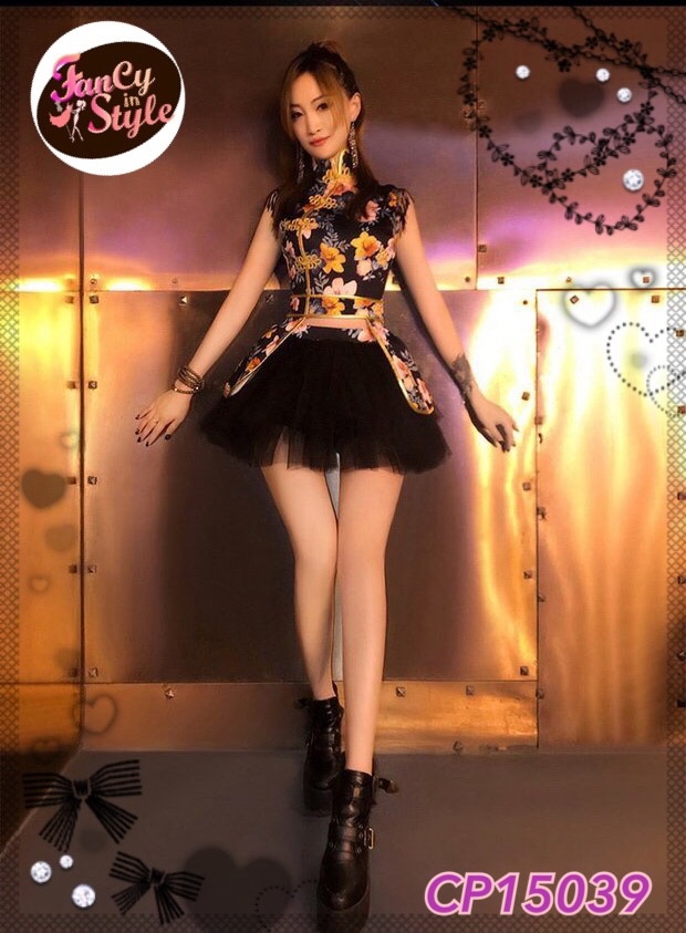 International Costume Fashion Qipao Costume/Chinese style Costume/ชุดกี่เพ้าประยุกต์/ชุดสไตล์จีน