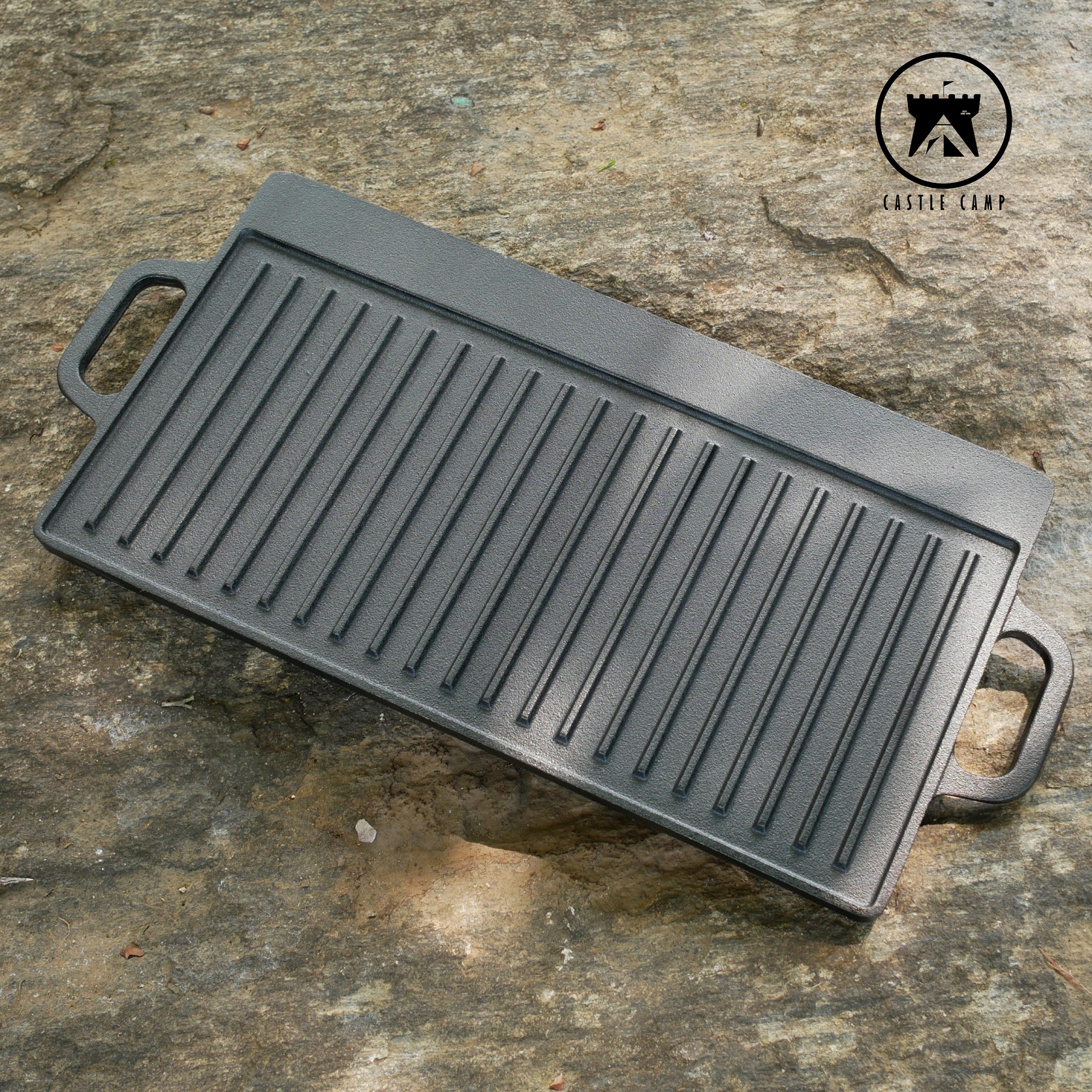 Cast Iron Grill and Griddle (50x23.5cm.) กระทะย่าง 2 หน้า