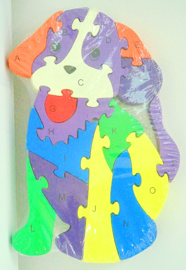 บล็อกไม้จิ๊กซอว์ไม้พร้อมส่ง หลายแบบ ตัวเลข ตัวอักษร หลากหลายสีสัน