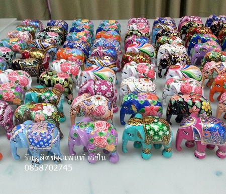 ช้างเล็กเพ้นท์ สูง2นิ้วครึ่ง