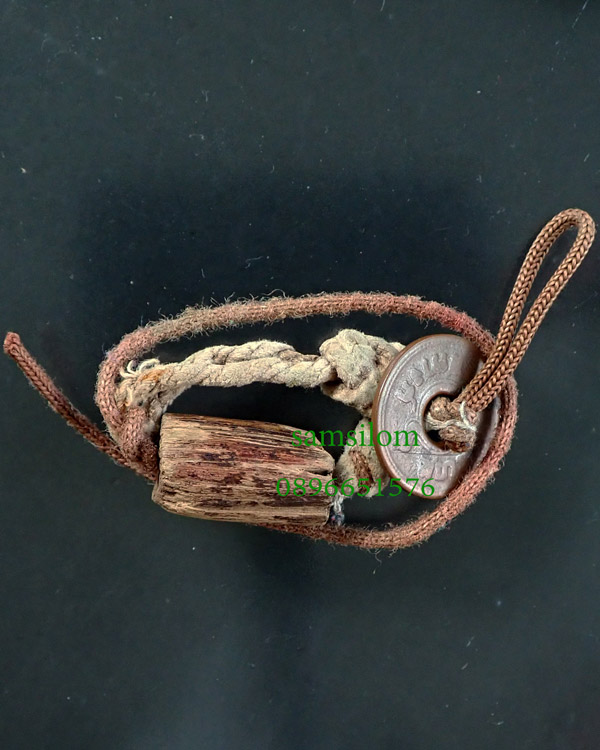 หลวงพ่อรุ่ง วัดท่ากระบือ ลูกกระดอนสะท้อน(กลับ) สตางค์รู สภาพใช้