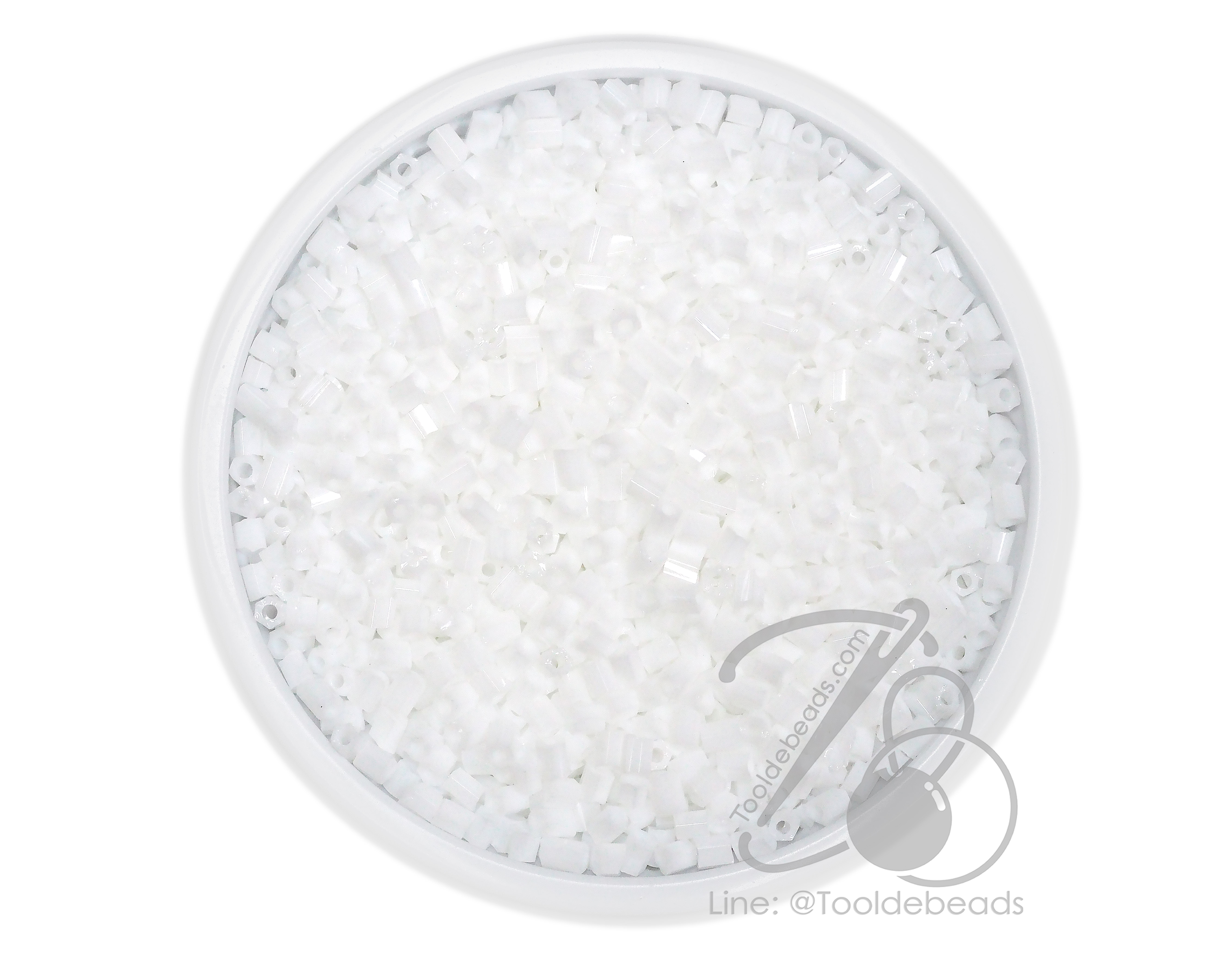 ปล้องสั้น โทนด้าน สีขาว (450 กรัม) SKU-17764