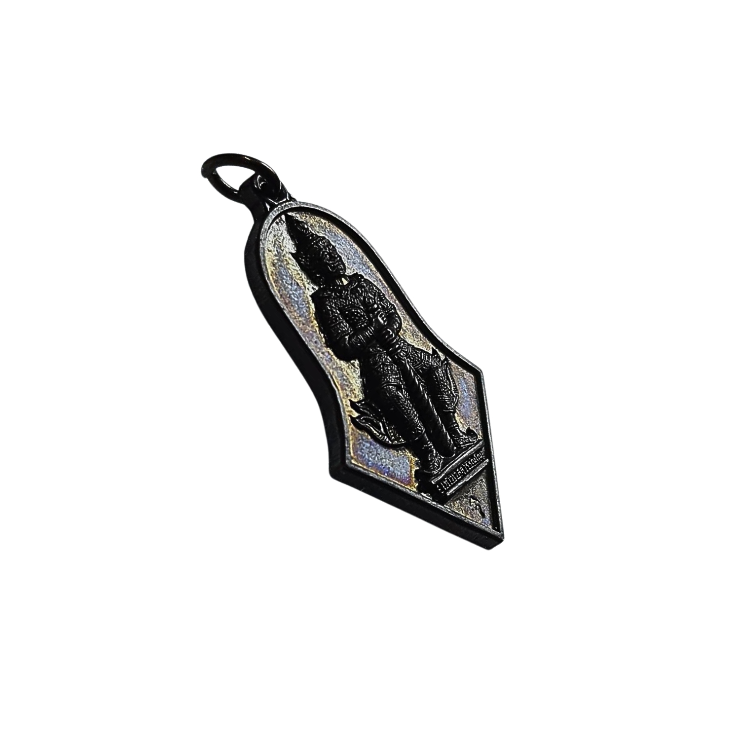 เหรียญท่านท้าวเวสสุวรรณหลวงพ่ออิฏฐ์ วัดจุฬามณีจ.สมุทรสงครามพิมพ์จำปีใหญ่ ปีพ.ศ.2545เนื้อทองแดง