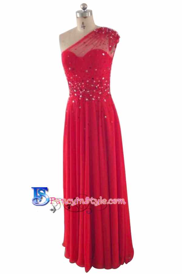 Long Dress ชุดราตรียาวสีม่วงลาเวนเดอร์ไหล่เบี่ยง/ชุดเดรสยาว/ชุดออกงาน/ชุดไปงานแต่ง