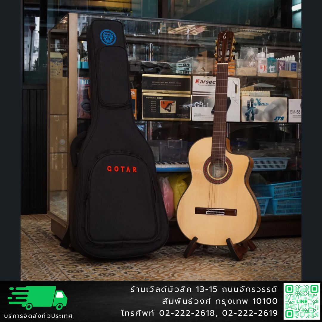Gotar GF/CE Flamenco กีตาร์คลาสสิคไฟฟ้า