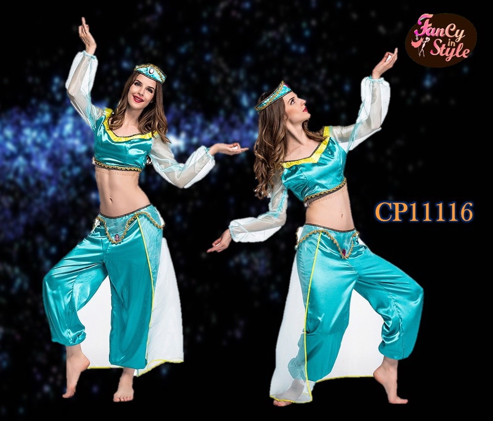 Fairy tale/Disney /Cartoon/Game costume/Princess Jasmine Costume/ชุดแฟนซีเจ้าหญิงจัสมิน