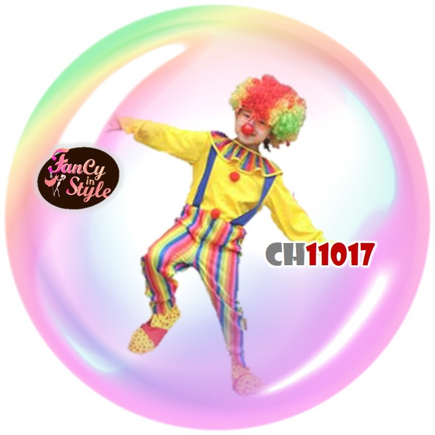 Children Costume/ชุดแฟนซีสำหรับคุณหนู/Kids Clown Costume/ชุดแฟนซีตัวตลกโบโซ่สำหรับคุณหนู