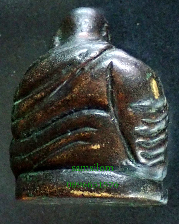 วัดชิโนรส ปี12 พิมพ์พระสังกัจจายน์ เนื้อทองผสม ไม่อุดกริ่ง ผิวหิ้ง แท้ดูง่าย