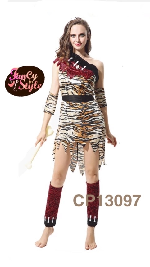 Back in time costume/Cavewoman Costume/ชุดมนุษย์หิน/มนุษย์ถ้ำสำหรับผู้หญิง