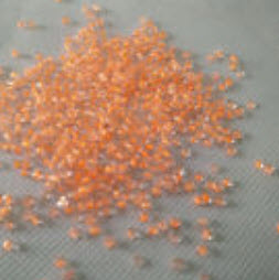 ลูกปัด สีส้ม 2 ม.ม. 15 กรัม (1,000 เม็ด)