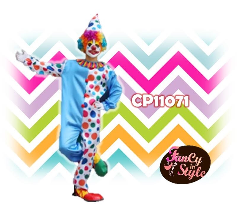 Fairy tale/Disney /Cartoon/Game costume/Clown Costume/ชุดแฟนซีตัวตลกโบโซ่