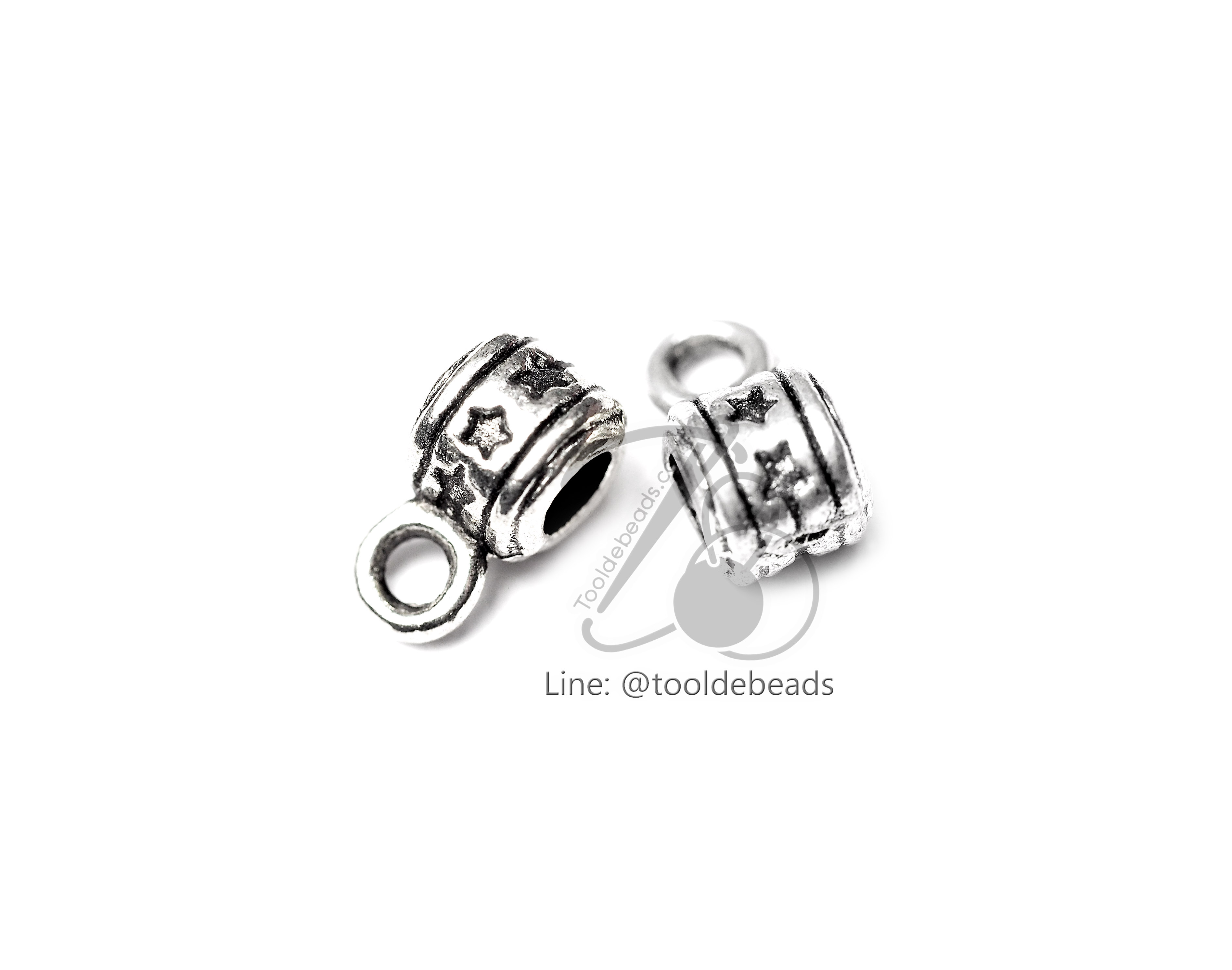ลูกปัดโรเดียม 49 5มม. ตัวห้อยจี้ (1 ชิ้น) SKU-03475