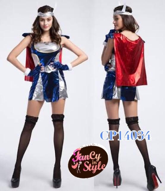 Superhero/Superstar Thor Costume for women/ชุดคอสเพลย์ธอร์สำหรับผู้หญิง