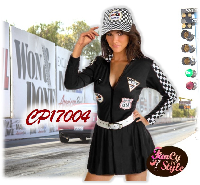 Racer Girls Costume/Motor Show/Pretty Costume/ชุดแฟนซีนักแข่งรถ/ชุดมอเตอร์โชว์/ชุดพริตตี้