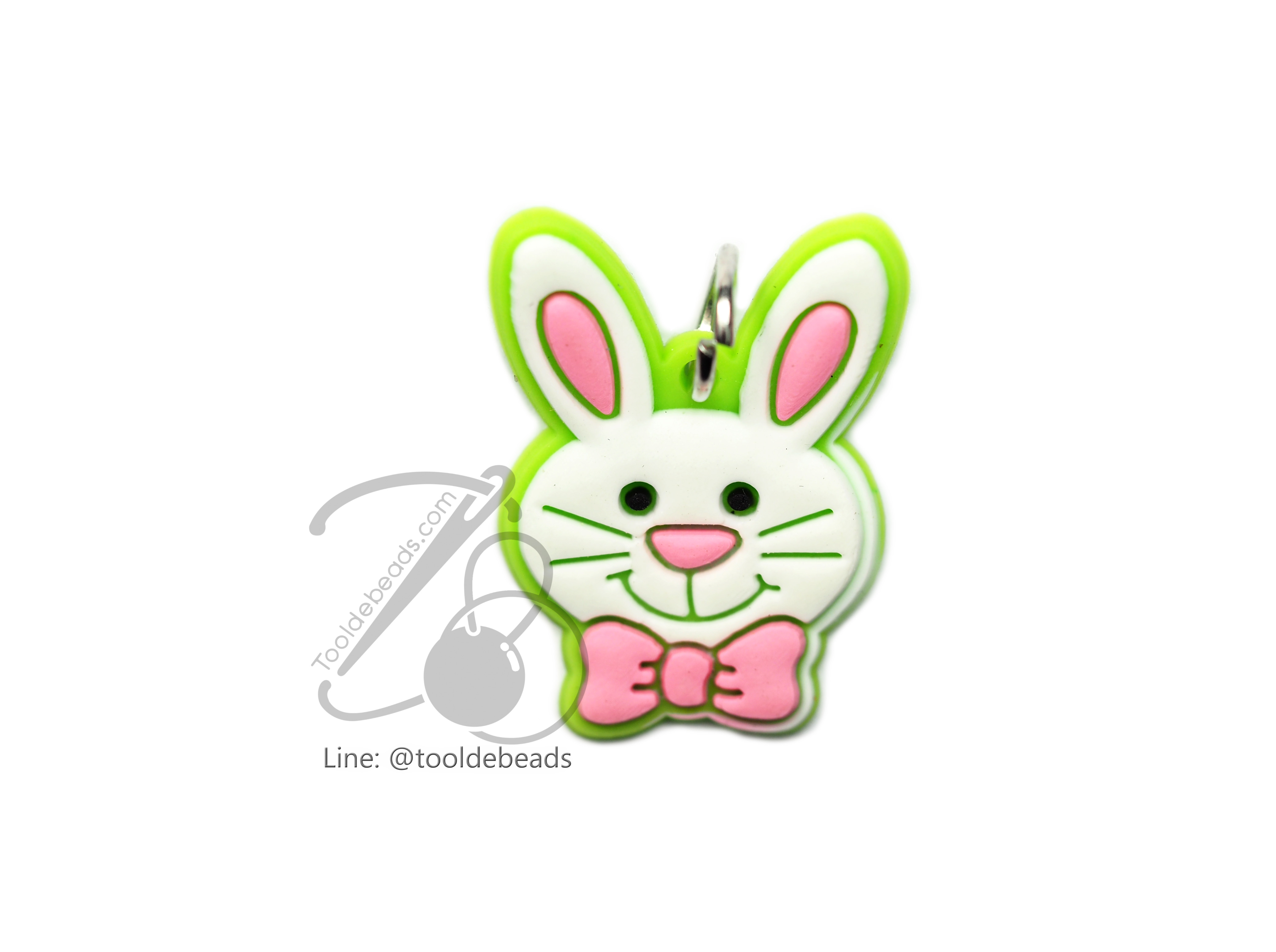 จี้ยาง ลายกระต่าย (1 ชิ้น) SKU-01276