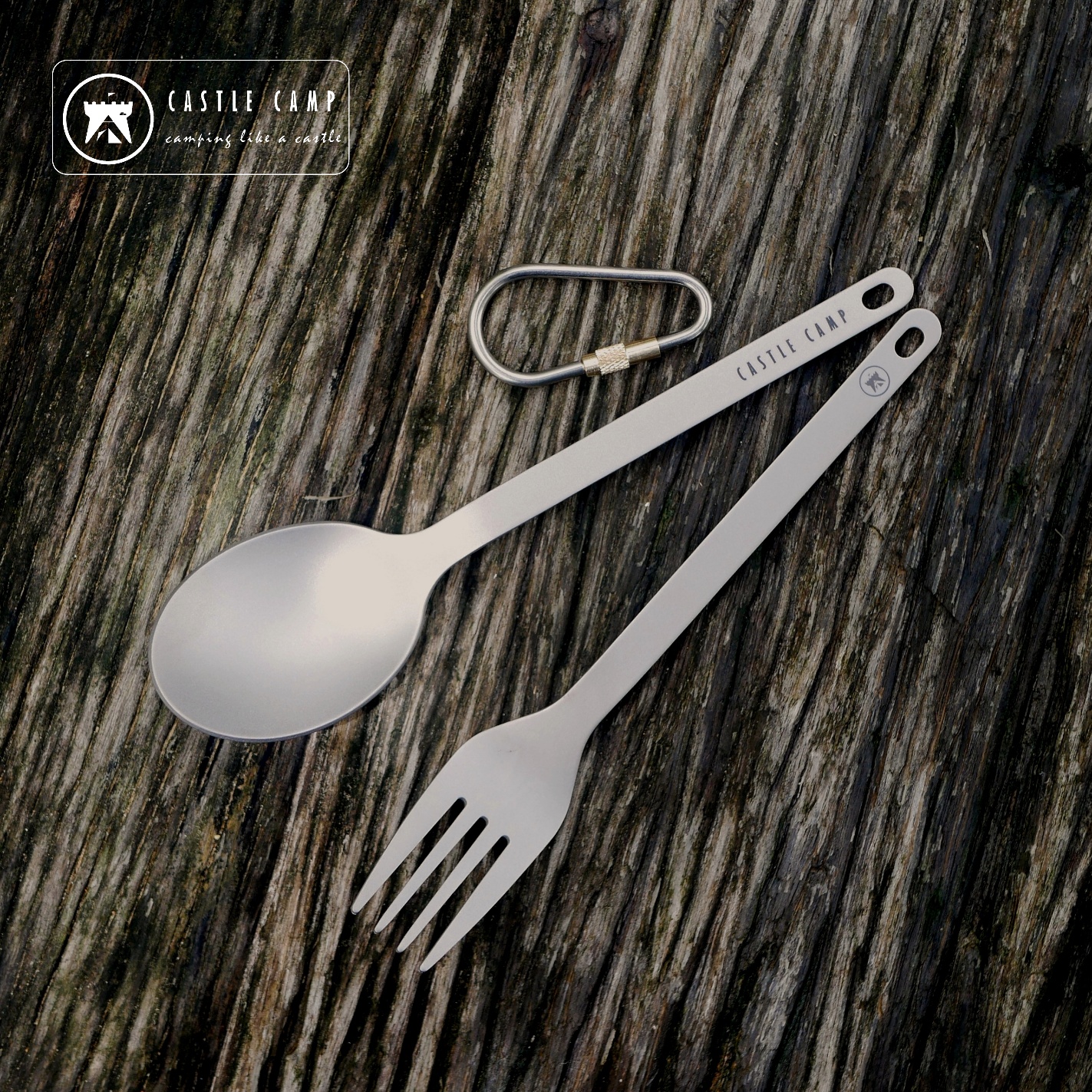 ชุดช้อน-ส้อม Titanium Castle Camp