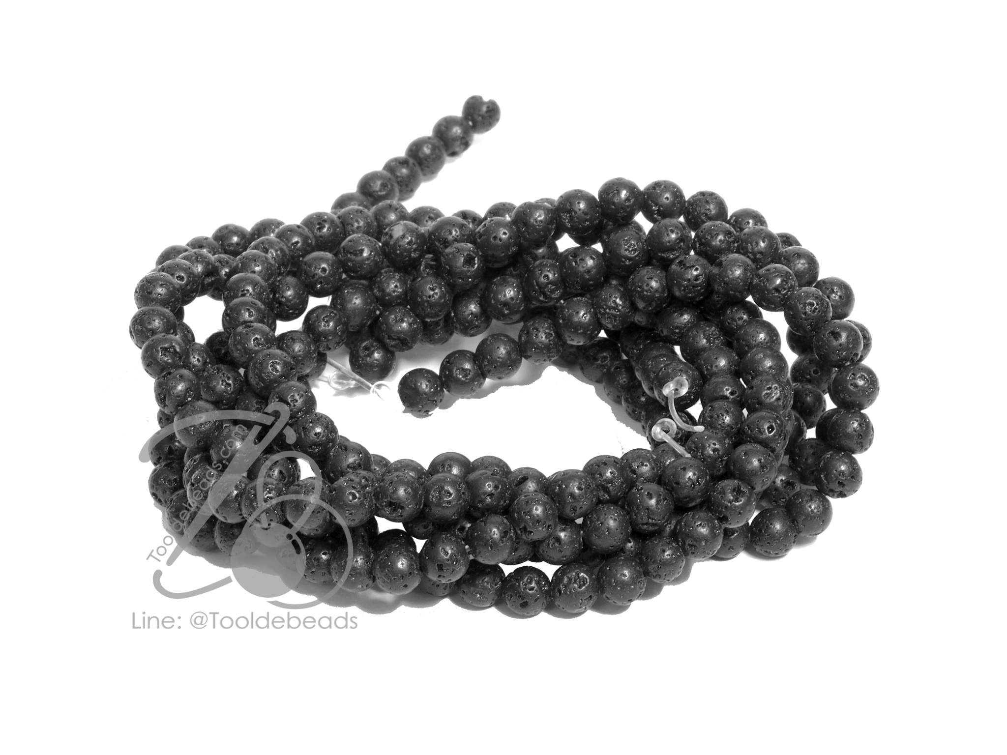 หิน Lava 4มม. (87 เม็ด) SKU-09300