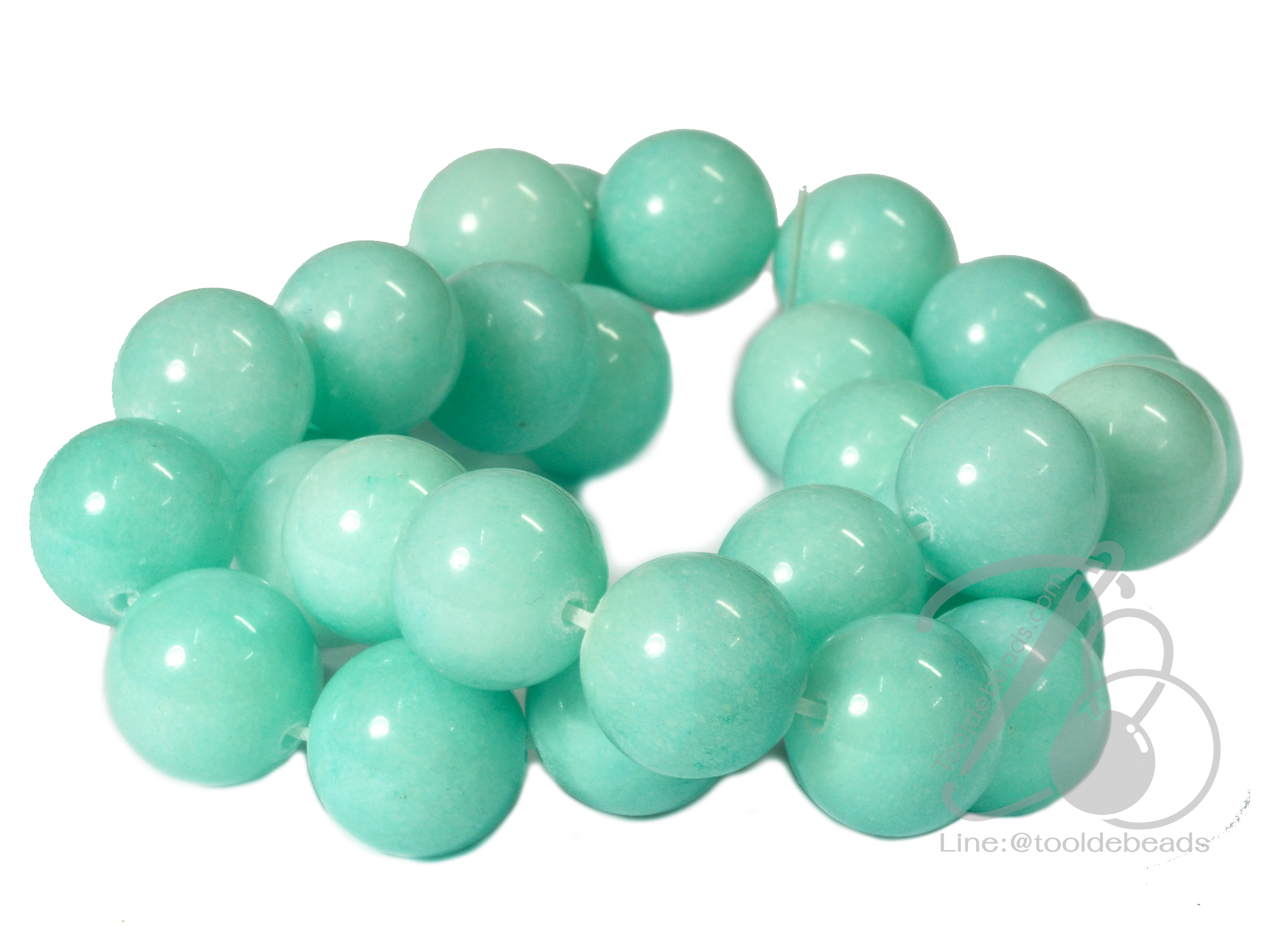 หิน Amazonite 12มม. (32 เม็ด) SKU-00961