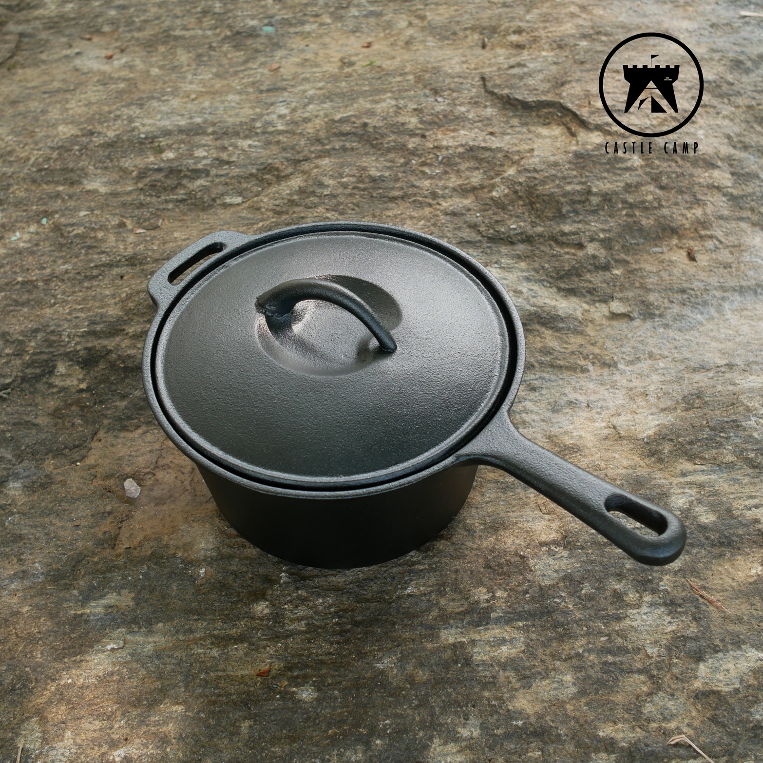 CAST IRON CASTLE CAMP set ชุดหม้อและกระทะเหล็กหล่อ 6 ชิ้น