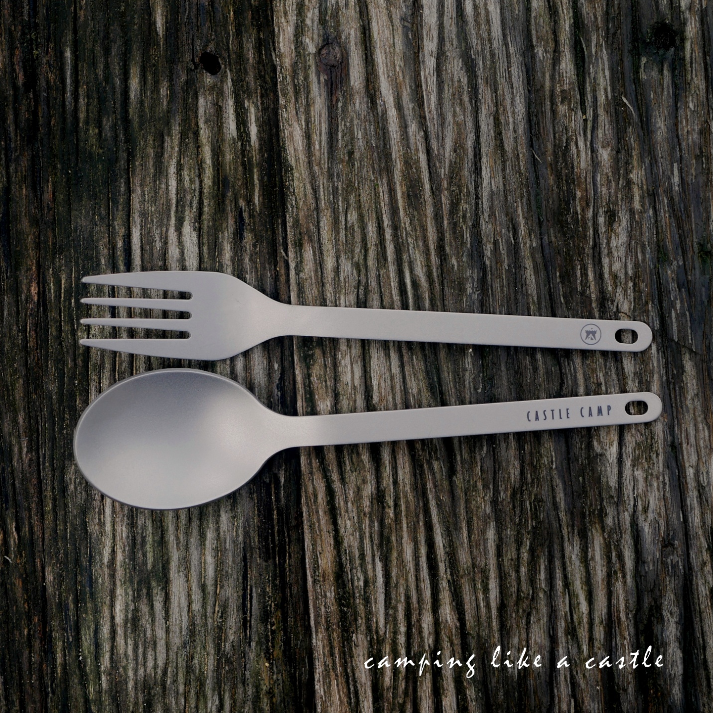 ชุดช้อน-ส้อม Titanium Castle Camp