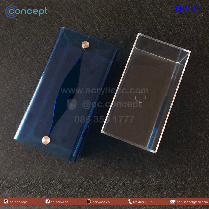 กล่องทิชชู่อะคริลิค (TIB-01)