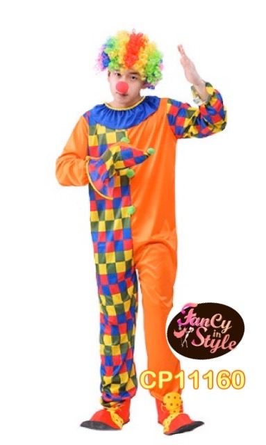 Fairy tale/Disney /Cartoon/Game costume/Clown Costume/ชุดแฟนซีตัวตลกโบโซ่