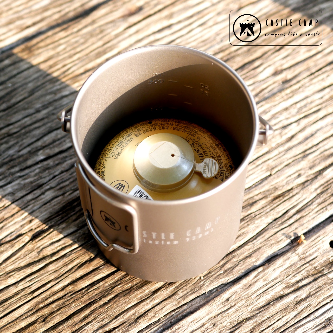 Castle Camp Titanium Pot 750ml.