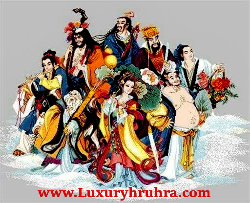 เหรียญโป๊ยเซียนหน่าไฉ่ฮั้วโจวซือเนื้อทองแดง