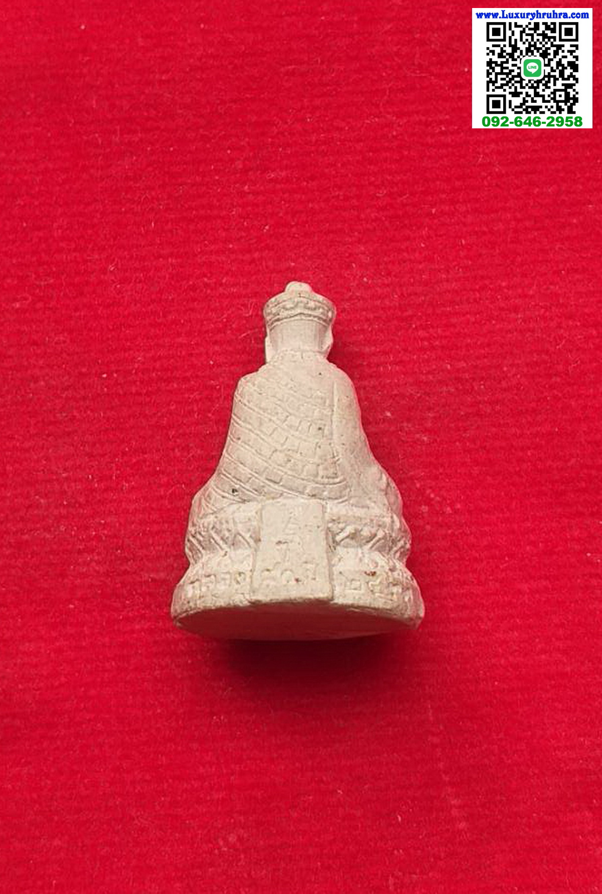 พระเนื้อผงพุทธคุณองค์ไต่ฮงกงโจวซือรุ่นฉลอง80ปีพ.ศ.2533มูลนิธิปอเต็กตึ้งออกวัดบวรนิเวศวรวิหารจ.กรุงเทพฯ