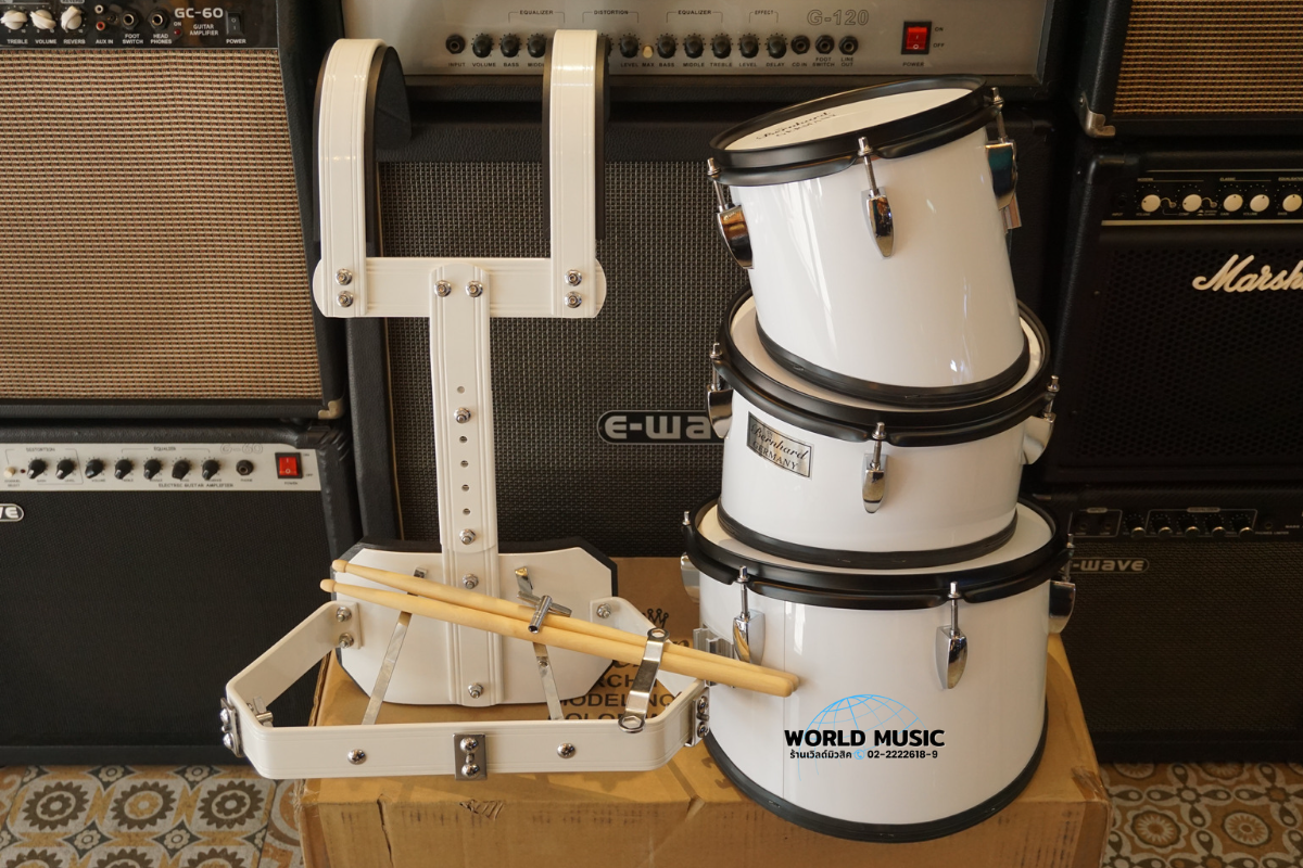 Bernhard กลองทรีโอพร้อมชุดสะพาย