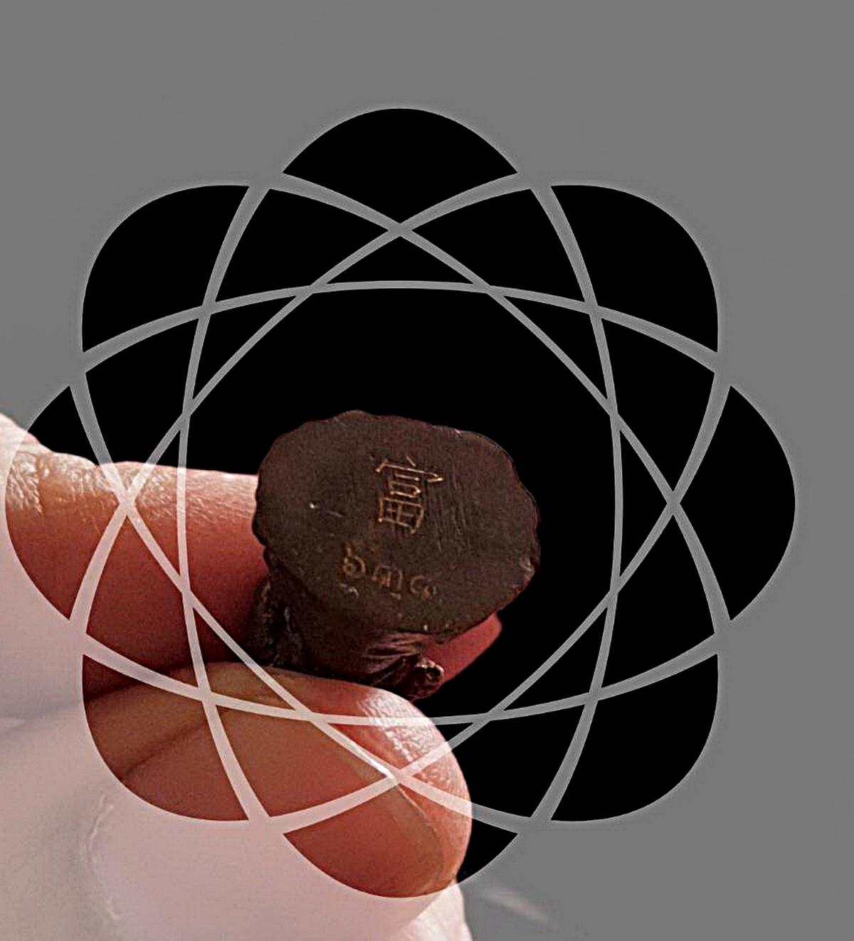 รูปหล่อลอยองค์หน่าไฉ่ฮั้วโจวซือแปดเซียนเนื้อทองแดง