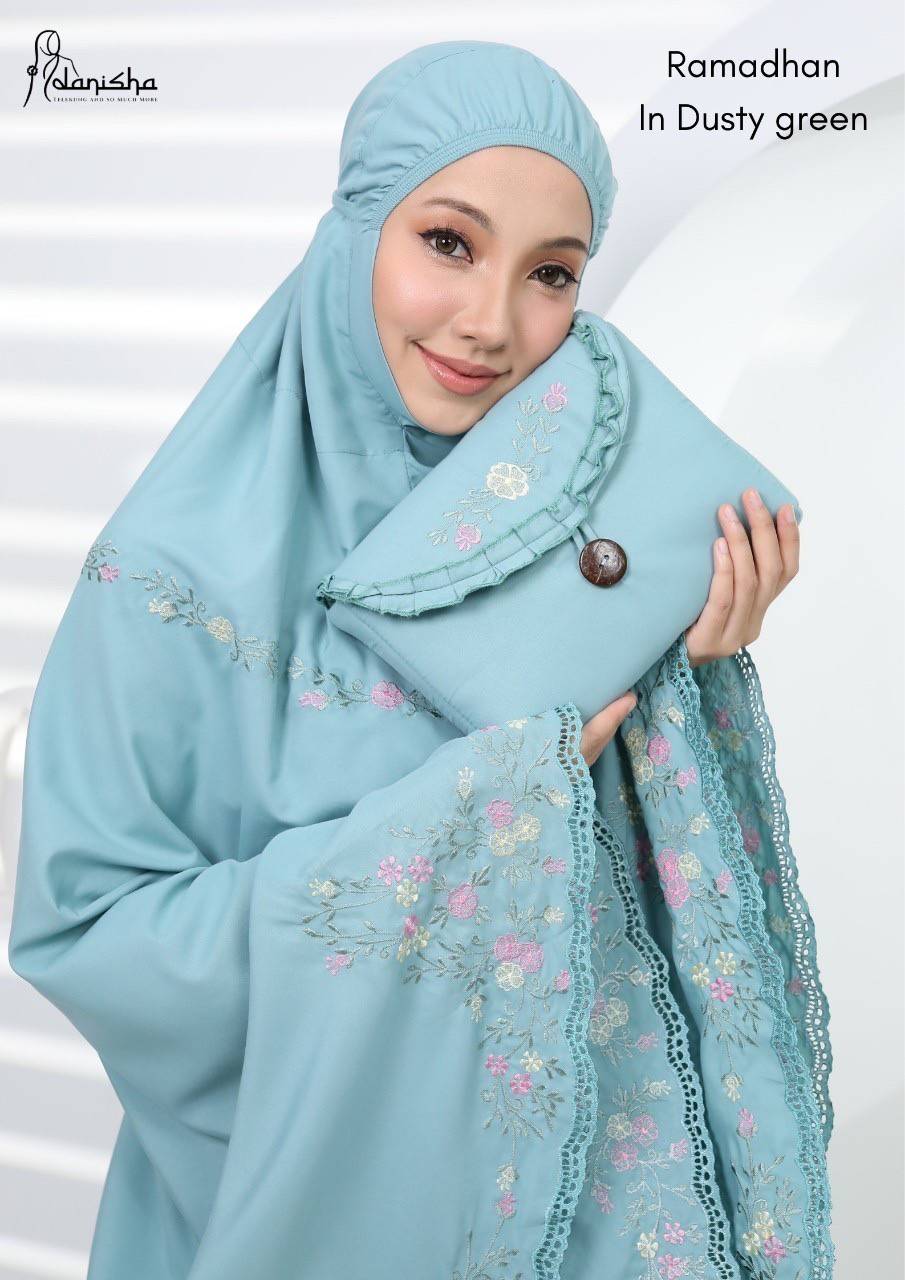 ชุดละหมาดพกพานำเข้าอินโดนีเซียเนื้อผ้า contonviscot แท้100% Ramadhancollection