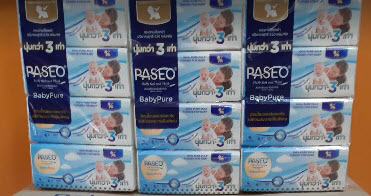 พาซิโอ เบบี้เพียว กระดาษเช็ดหน้า (Paseo Facial Tissue) / แพ็ค