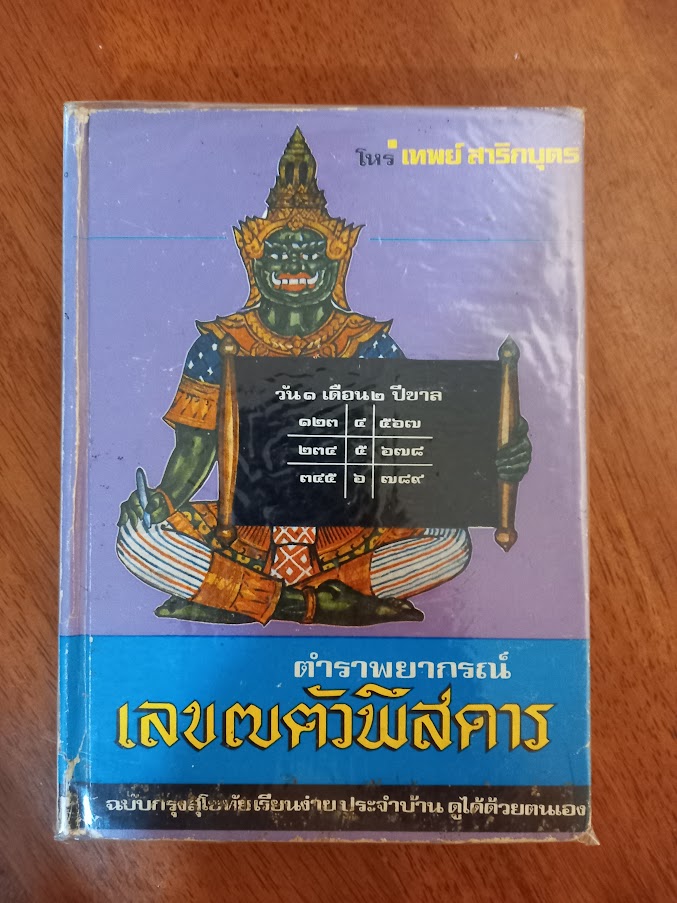 ตำราพยากรณ์เลข 7 ตัวพิสดาร โดย อ.เทพย์ สาริกบุตร (เล่มเดียวจบ)