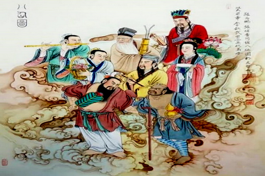 เหรียญโป๊ยเซียนโจวซือด้านหลังหลวงพ่อคูณ มูลนิธิหลักเสียงเซียงตึ๊ง สว่างเมตตาธรรมสถานจ.นครราชสีมาปี2543เนื้อกะไหล่ทอง