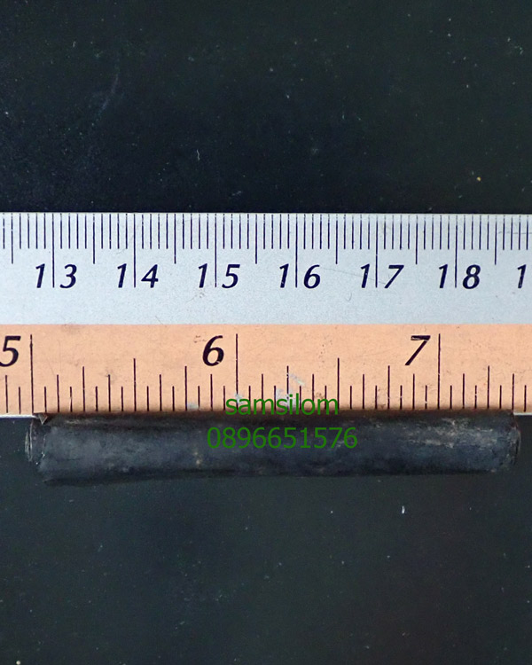 หลวงพ่อจง วัดหน้าต่างนอก ตะกรุดโทน เนื้อเงิน ยาว2.5นิ้ว เก่าหายาก