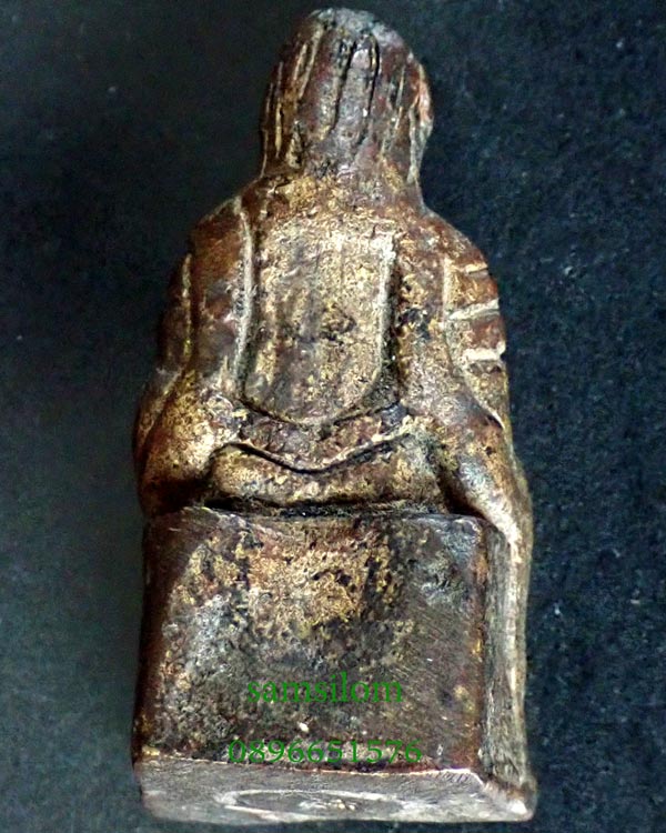 ศาลเจ้าพ่อเสือ รูปหล่อ พิมพ์นั่งบัลลังก์ รุ่นแรกปี 2508 ทองผสม โค๊ต ฮก (โชคลาภ)