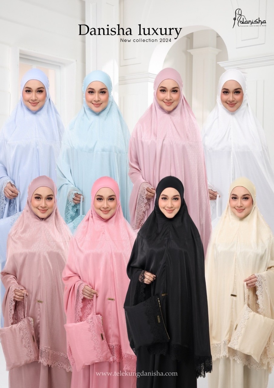 ตะละกง ชุดละหมาด Prayer dresses งานเรียบหรูดูแพง งานผ้า sutera silk เนื้อผ้าเงา แถมฟรีกระเป๋าสำหรับพกพา ผ้าละหมาดนำเข้าพร้อมส่ง ขนาดฟรีไซซ์